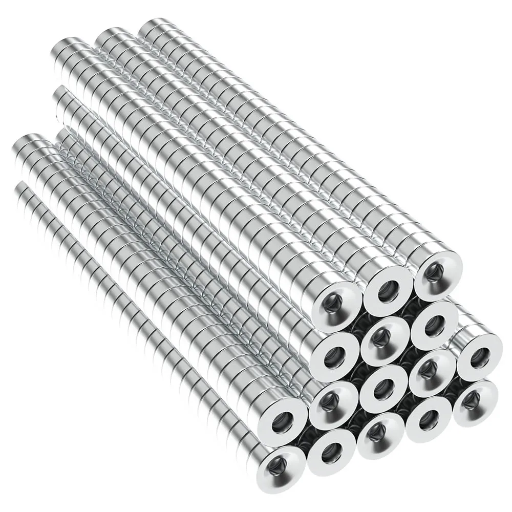 8x3-3mm N35 Superstarker Neodym-Magnet, rund, mit Löchern, NdFeB, leistungsstarker Permanentmagnet, Magnete für Kühlschränke – Detail 3