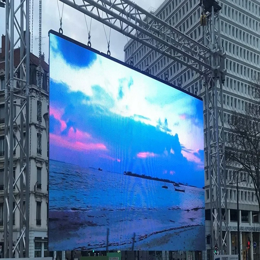 RGB LED 패널, 야외 P6 풀 컬러 LED 매트릭스 스크린 TV, 96x96 픽셀, P2 P3 P4 P5 P8 P10 LED 사인, 576x576mm 크기, 무료 배송