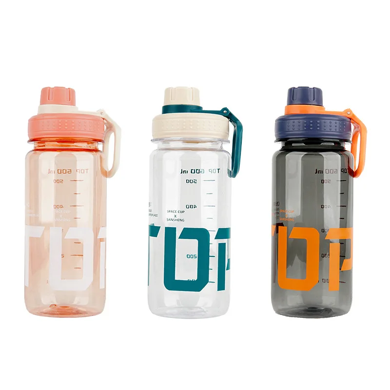 

600ml Outdoor Camping Water Bottle Gym Fitness Bottle Outdoor Camping Climbing Hiking Sport Shaker Bottles Kettle Large Capacity
