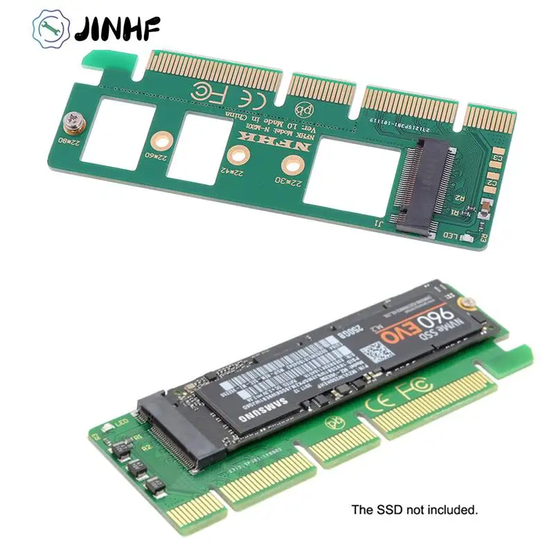 

1 шт. NVMe M.2 NGFF SSD в PCI-E PCI Express 3,0 16x X4 адаптер Райзер карта преобразователь SSD печатная плата