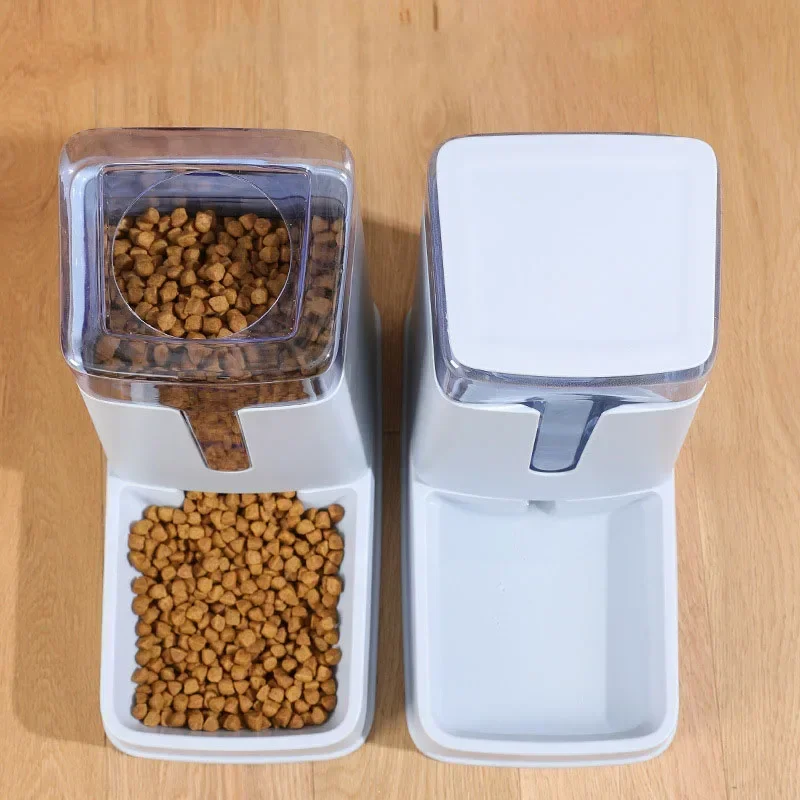 

Food Detachable Automatic Dispenser Feeding Water Capacity Large Fountain Cat Gatos Dog Feeder Pet Supplies