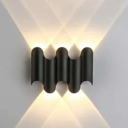 Aluminium LED Waterproof Wall Lamp (5W Black Body)