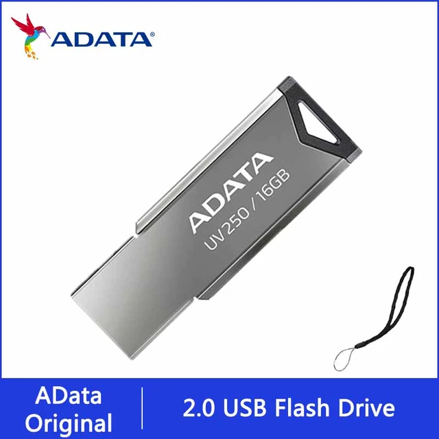 Clé USB ADATA UV250 - 16 Go - USB 2.0 - Noir