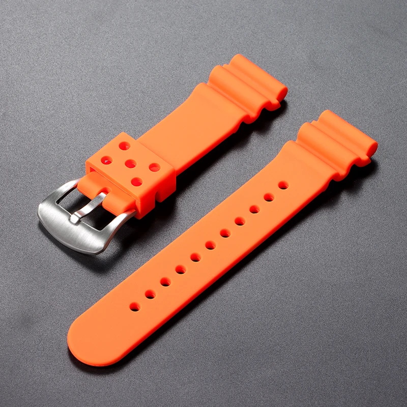 Water-Resistant Silicone Watchband Strap
