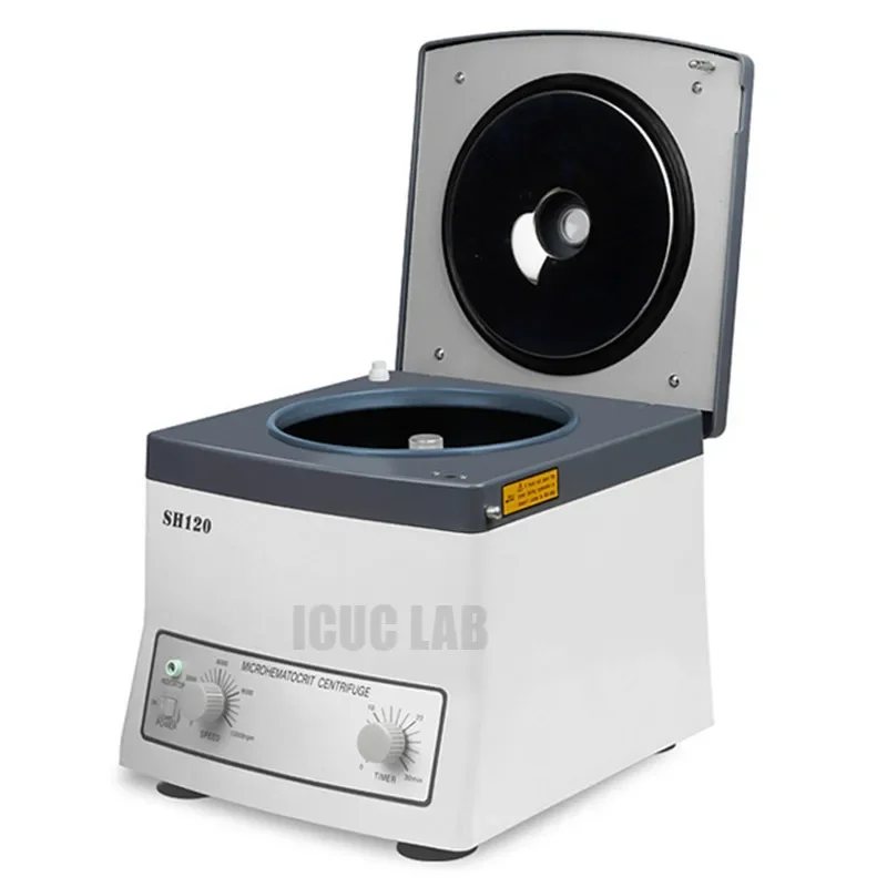 Laboratory School Tabletop Micro Haematocrit Blood Centrifuge Machine 13500xg with 24 Tubes Capillary Centrifuga SH120