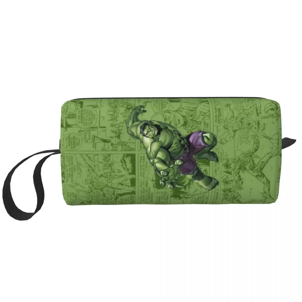 

Custom Retro Hulk Cosmetic Bag Women Fashion Big Capacity Makeup Case Beauty Storage Toiletry Bags