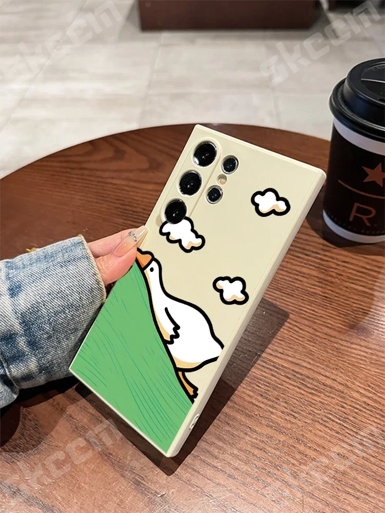 Adorable Cartoon Duck Soft Phone Case Cover