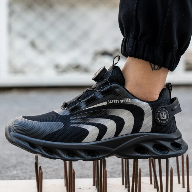 남성용 작업화의 궁극적인 선택: MJYTHF 남성용 로터리 버클 작업화