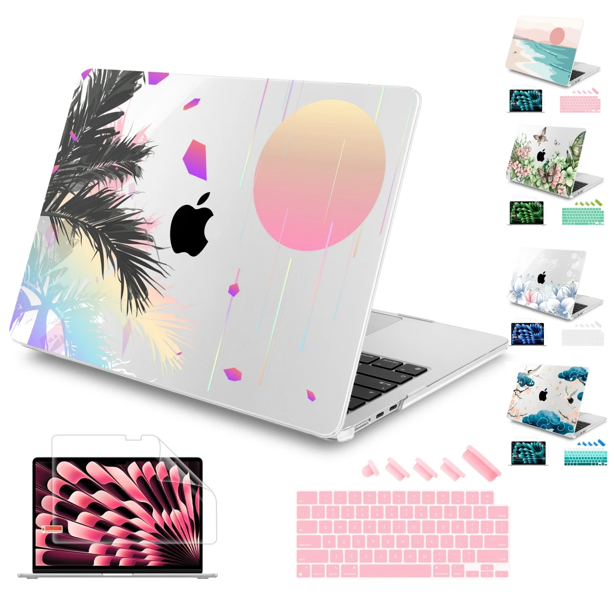 Sunset Beach Beautiful Case Compatibile Per Macbook Case Air 13 15 A2941 A2681 M2 M3 Pro 14 16 A2992 A2991 2023 Case M1 A2337