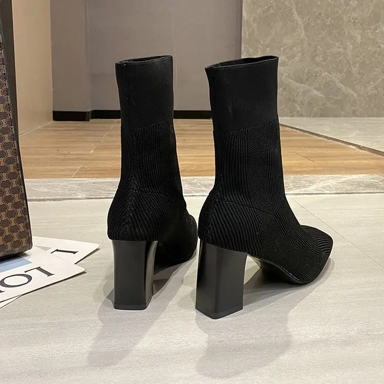 Louis Vuitton Sock Boot  Boots, Socks and heels, Dress with boots