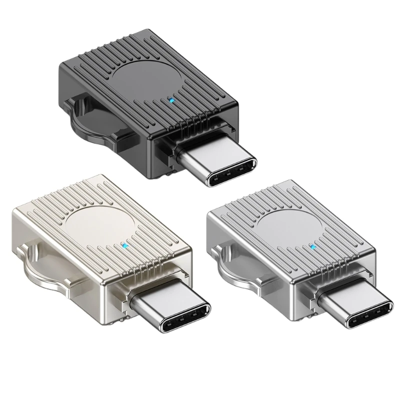 

OTG-адаптер USB-TypeC высокоскоростной USB-кардридер, цинковый сплав, подходит для мобильных телефонов, ноутбуков 87HC