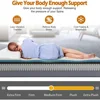 8 Inch Mattress Twin XL, Copper Infused Memory Foam Mattress w/Jacquard Cover & Bamboo Charcoal Memory Foam 4