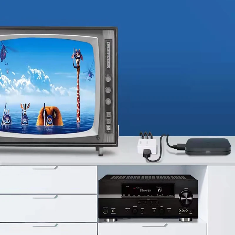 HDMI-ȣȯ AV RCA CVSB L/R  Ϸ , HD 1080P  ڽ , AV-HDMI-ȣȯ ȯ, PAL 