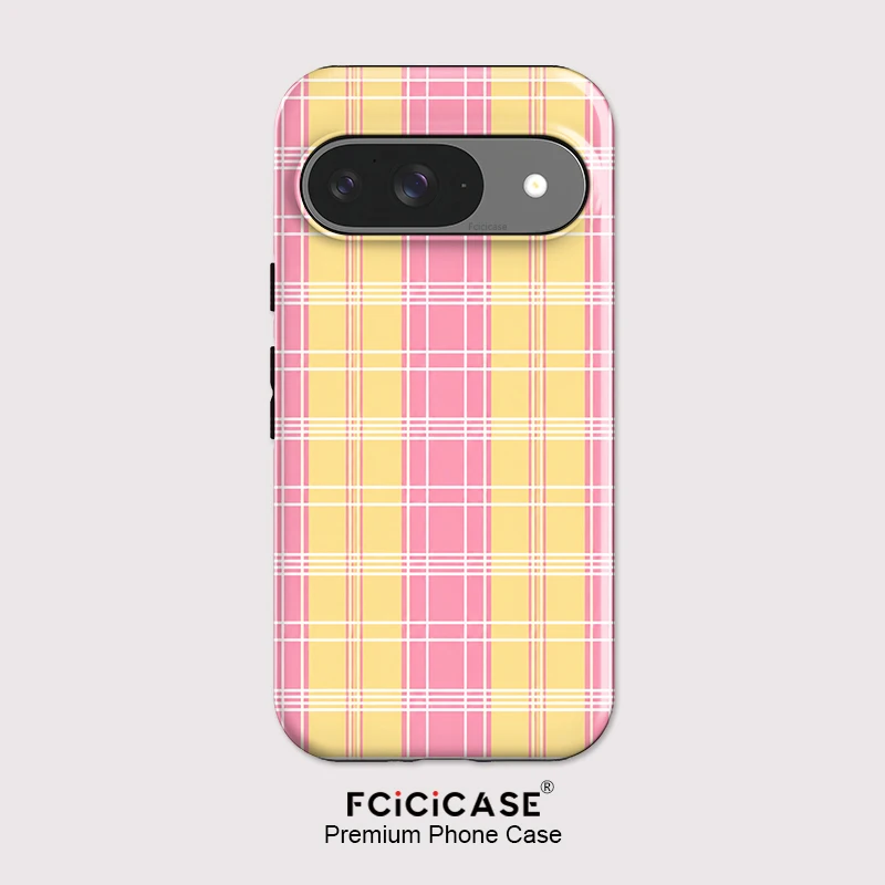 Matte Anti-Fall Grid Pattern Shockproof Phone Case