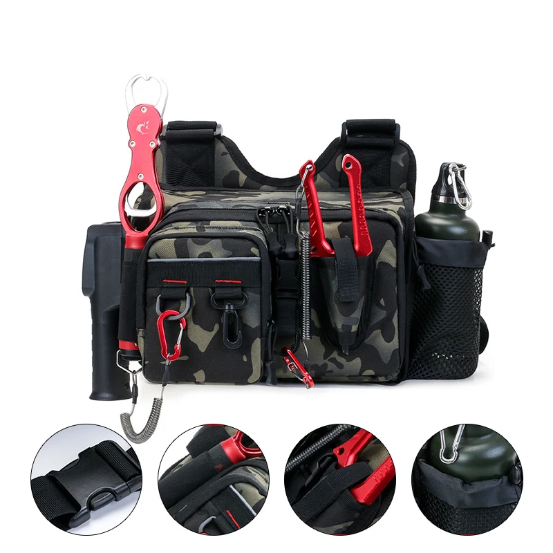 New Multifunctional Waterproof Wear-Resistant Lure Bag Waist Bag Single  Messenger Fishing Bag Single Rod Fishing Bag X232N1 - AliExpress