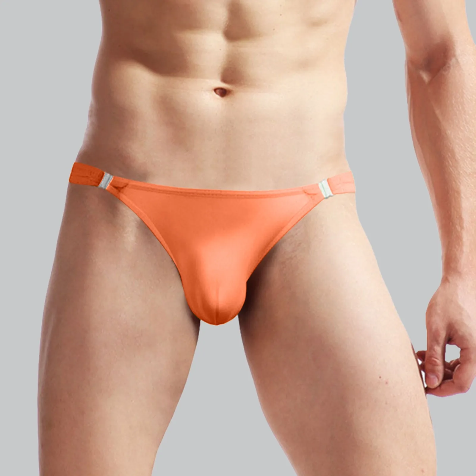 

Casual Homewear Briefs Seamless Men Underpants One-Piece Soft Panties Solid Color Calzoncillos Slips Sleepwear Hombre Cueca