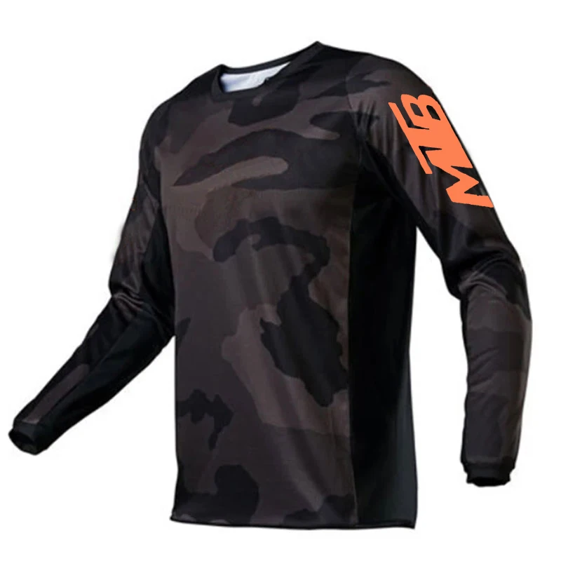 Enhanced Motocross Mountain Enduro Cycling Jersey - Unisex T-Shirt for Downhill, BMX, and MTB