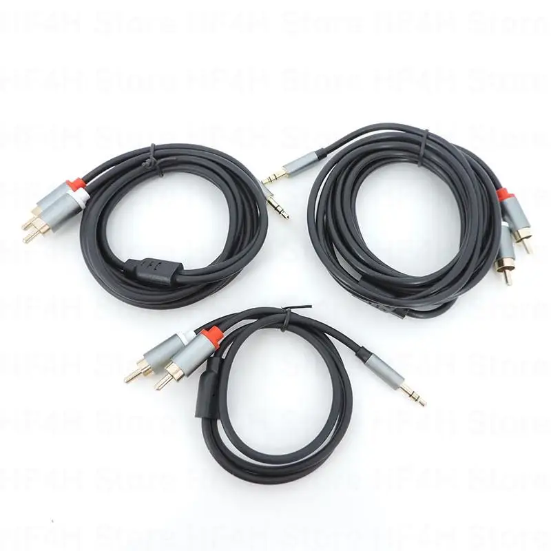 

RCA Cable Jack 3.5 to RCA Audio Cable 3.5mm Jack to 2RCA Male Splitter Aux Cable for TV PC Amplifier DVD Speaker Wire