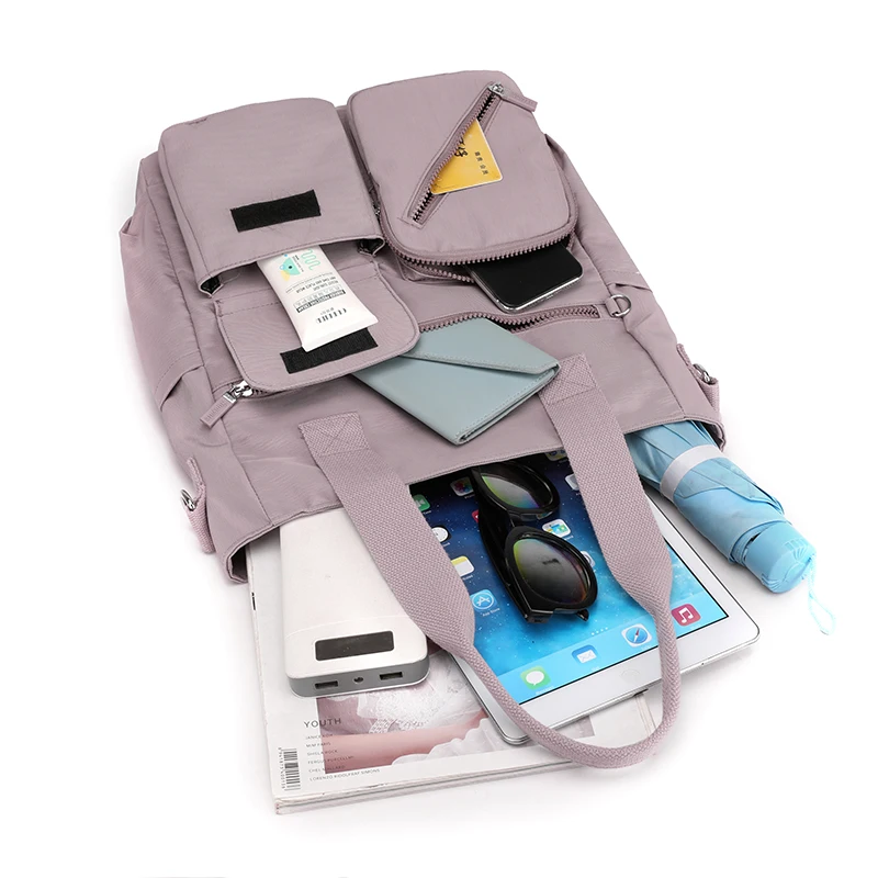 Shoulder Bag Women High-Capacity Crossbody Bag Nylon Waterproof female Messenger sac Lady student tote attend class Handbags ins