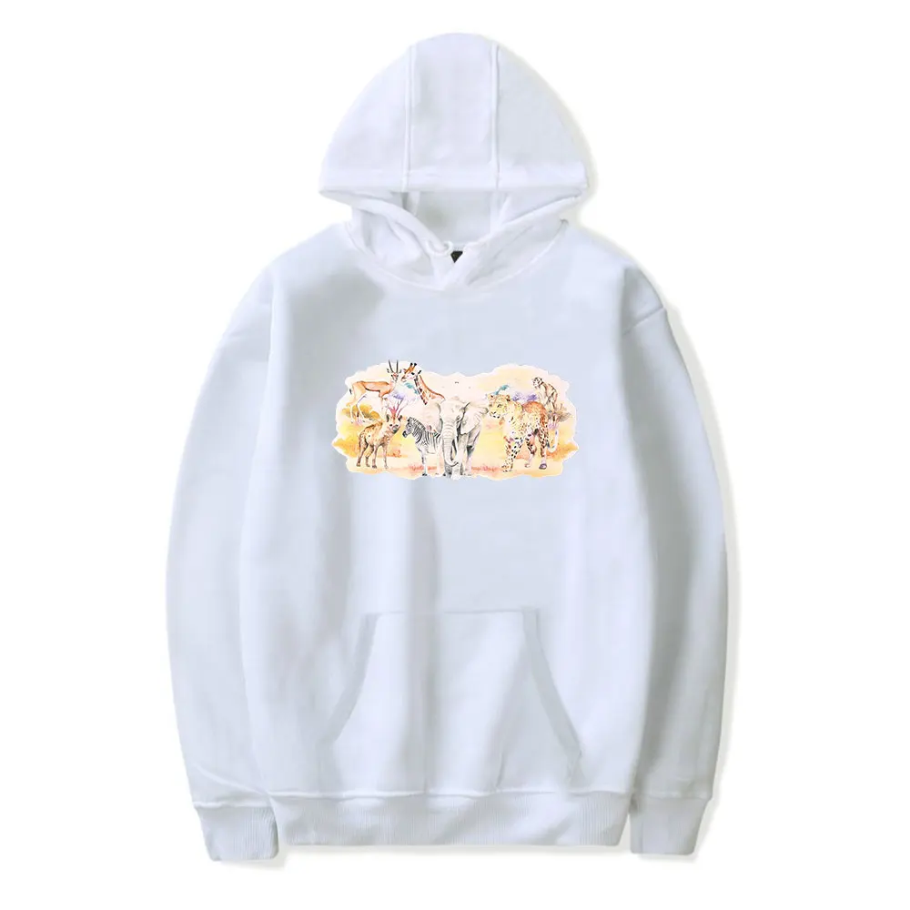 thumbnail image 1 of Sudadera unisex de manga larga con capucha y diseño de animales de Sturniolo Triplets Let's Trip para hombre y mujer, 1 of 5