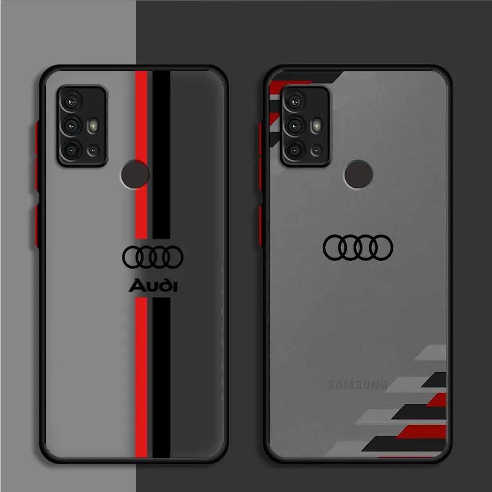 RS6-Audi Wheels Matte Phone Case for Samsung Galaxy A13 A12 A32 A33 A21S  A23 A31 A22 A03 A03S Black Silicone Edge Hard PC Cover - AliExpress