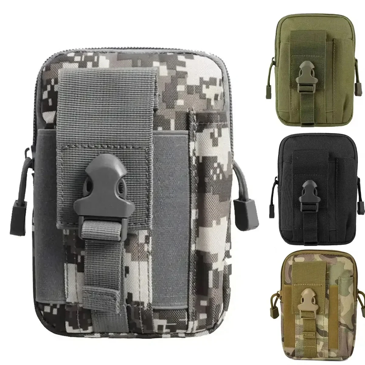 Leg Waist Packs Bag Camouflage Belt Bag for Men Unisex Nylon Canvas Riding Portable Multifunctional Sports Hanging Leggings Bag
