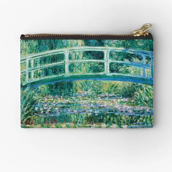 

1899 Claude Monet Water Lilies And Japan Zipper Pouches Cosmetic Pure Underwear Men Pocket Bag Wallet Coin Panties Packaging