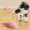 New Interactive Mouse Plush Cat Chew Toys Boredom Interactive Plush Toys Kitten Game Indoor Plush Mice Luminous Toys For Cats 3