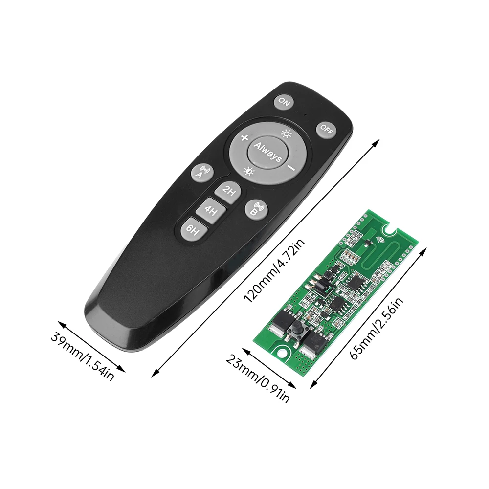 High Power 3.2V-3.7V Remote Control Radar Human Body Sensor Solar Light Circuit Board for 40W Solar Street Lamp Driver
