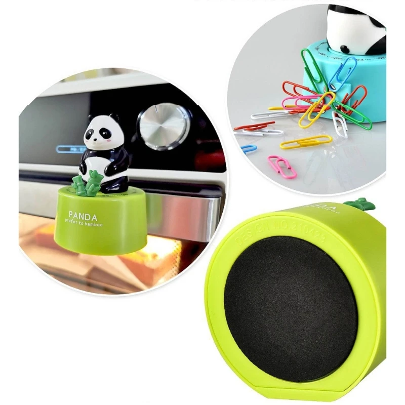 

Кухонный таймер на 60 минут без батареи, механические часы с обратным отсчетом, магнитный инструмент управления временем Panda