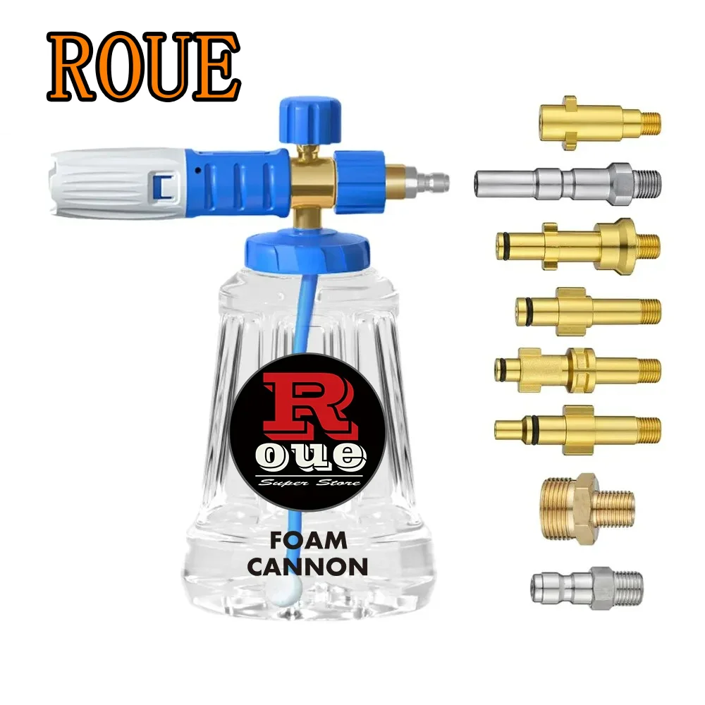 Roue Foam Cannon Foamer Gun Generatore Di Schiuma Per Il Lavaggio Della Schiuma Di Neve Pulizia Dell'Auto Per Karcher Parkside Lavor Washer Ad Alta Pr
