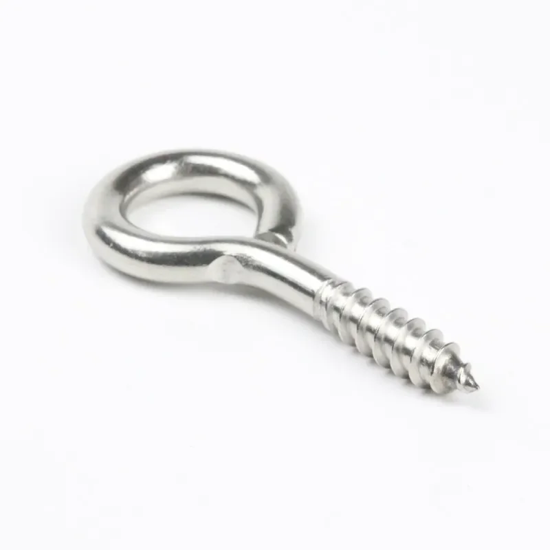 

1PCS 80mm Big Eye Screw Bolt Hook 304 Stainless Steel Screw Eye DIY Rope Accessories Wood Screws Jewellery Accessories
