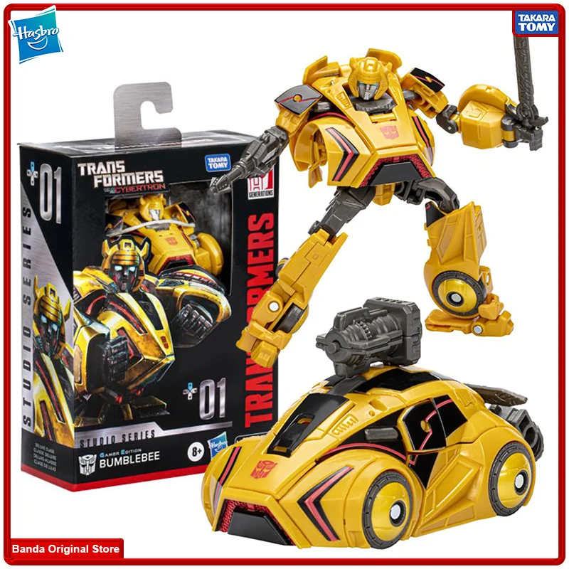 100% In Magazzino Original Strappo Transformers Studio Series Gamer Edition 01 Wfc01 D Ge01 Bumblebee Collection Toys Action Figures