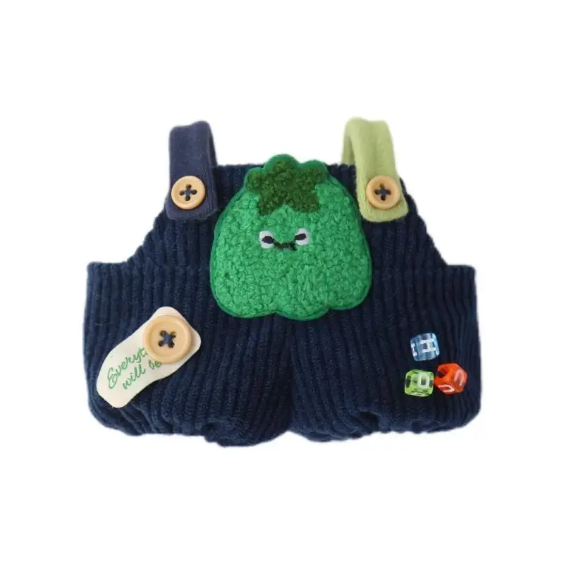 thumbnail image 1 of Mini ropa de peluche para muñecas, traje de 15cm, accesorios para Kpop, Exo, Labubu, Idol, monos de verduras, ropa DIY, regalo para niños, 1 of 5