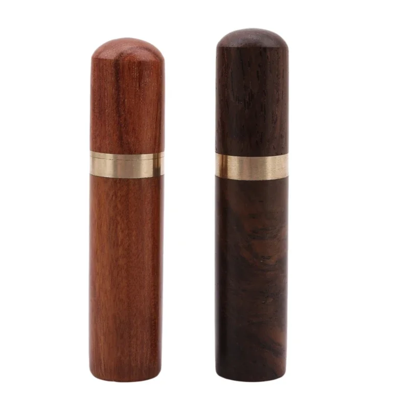 Toothpick Holder Portable Wood Living Room Mini Storage Box Pocket Dispenser