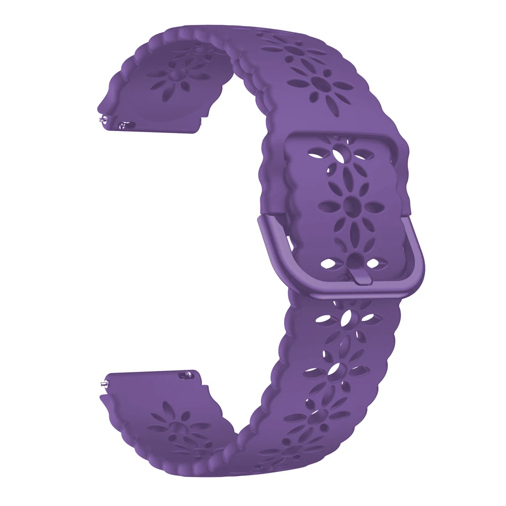 Sporty Silicone Watchband – 18mm Strap