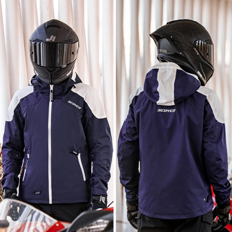 New SCOYCO Motorcycle New Design Warm Jacket Removable Lining All Season CE Riding Suit Commuter Travel Fashion Jacket
