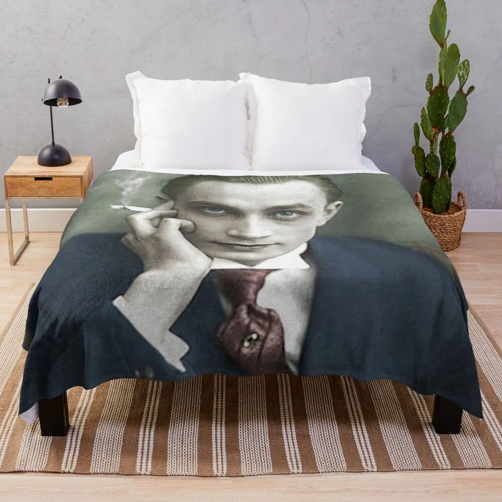 

Conrad Veidt Throw Blanket Decorative Blankets Floral Throw Blanket Microfiber