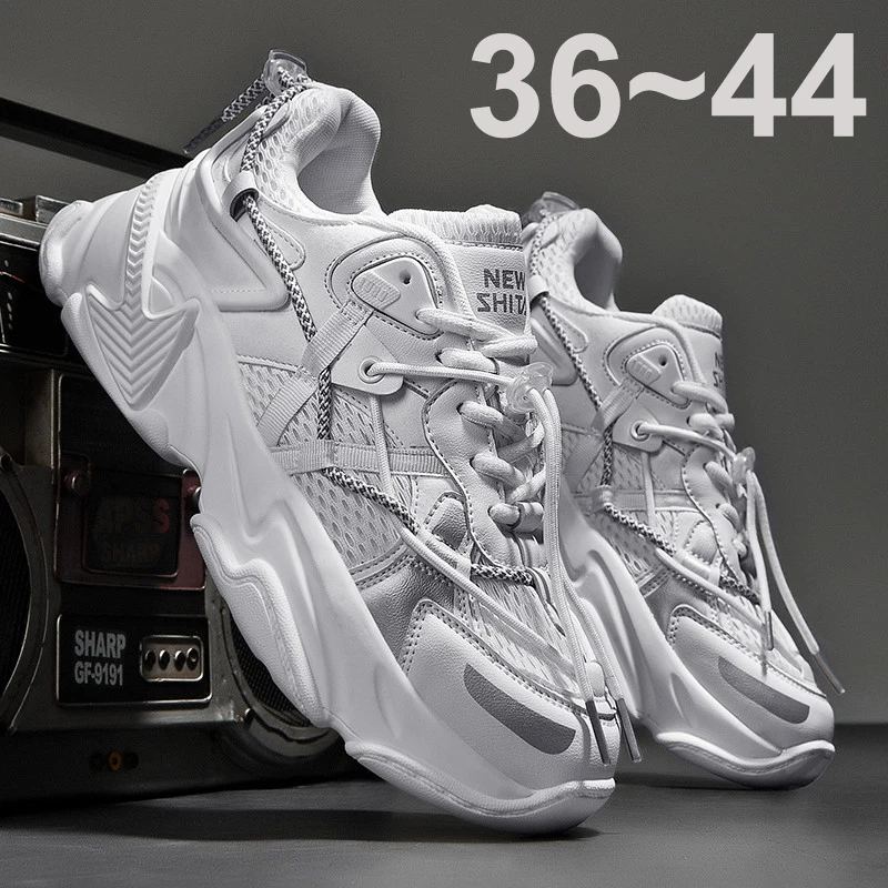 

Кроссовки на платформе для мужчин и женщин, Вулканизированная массивная подошва, Спортивная повседневная обувь, роскошные дизайнерские