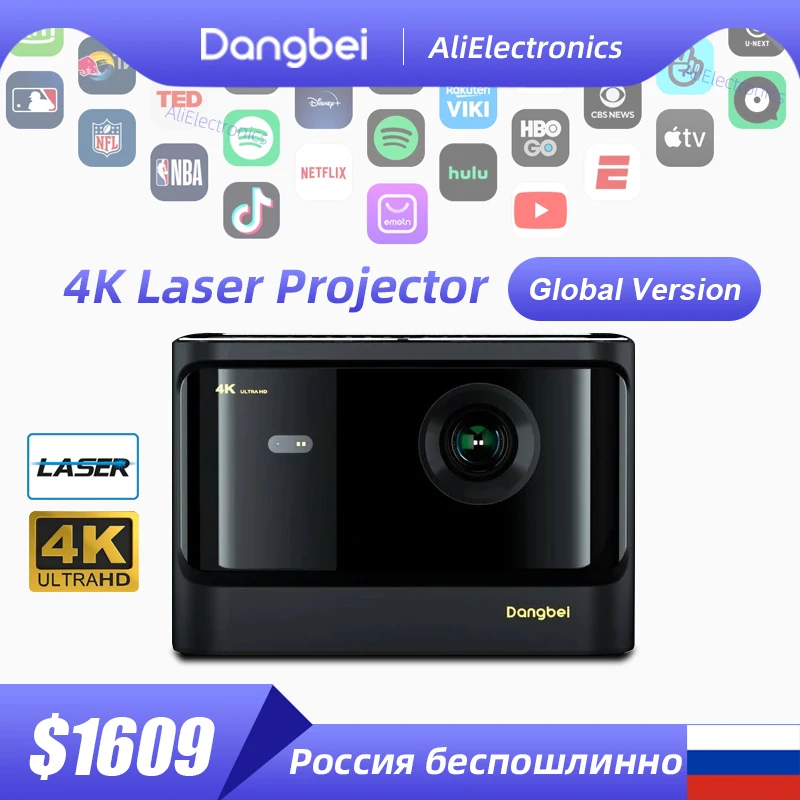 Dangbei-proyector Láser Mars Pro 4k, 3200 Lúmenes Ansi Con Memoria De  128gb, 3d Activo, Wifi, Smart Tv, Vídeo, Cine En Casa - Proyectores -  AliExpress