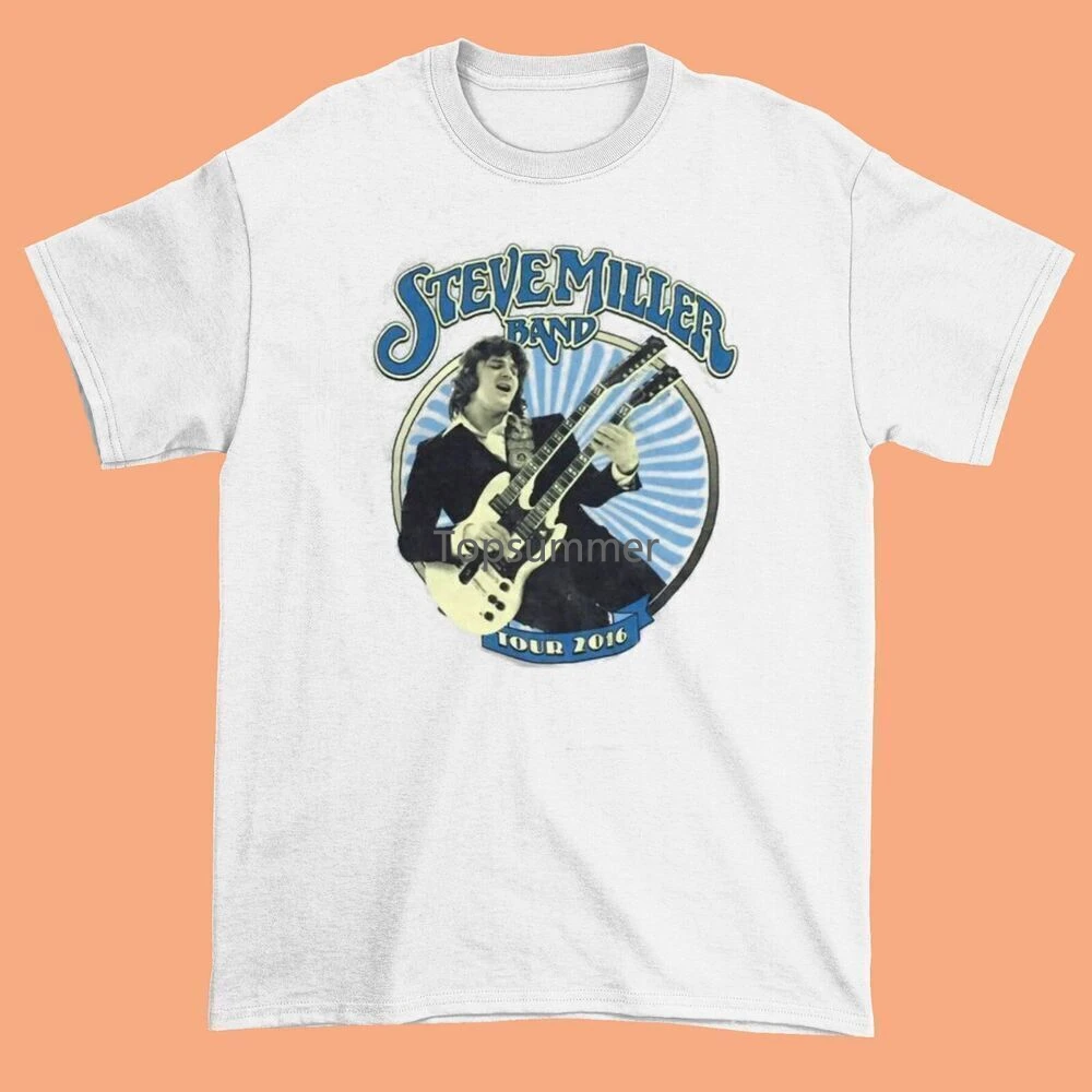 

Steve Miller Band Cotton White Men Women Tee Shirt