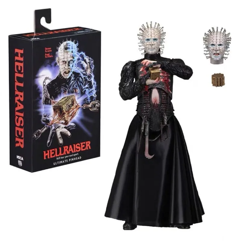 

NECA Hellraiser Pinhead Action Figure Horror Model Deluxe Edition Doll Toys movie Hellraiser Figure Collect Halloween Boys Gifts