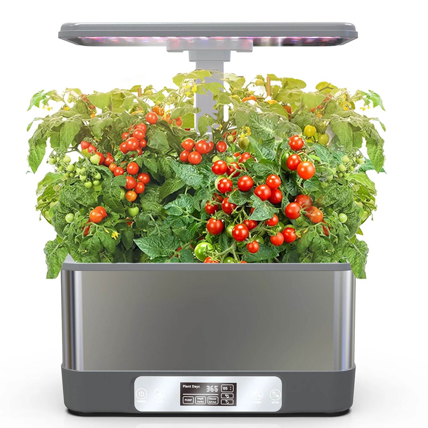 Indoor Hydroponic Garden Kit Smart LED Grow Light Automatic Watering System Self