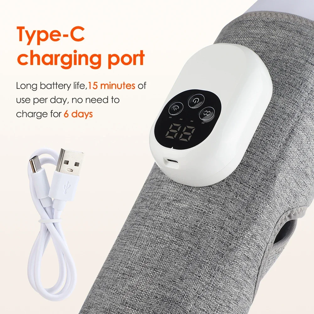 Električni masažer za meča, 3-stopenjski zračni tlak za roke in stopala, vibracije zračnih blazin, sproščanje mišic, utrujenost, spodbujanje hujšanja, polnjenje nog_voghion.com