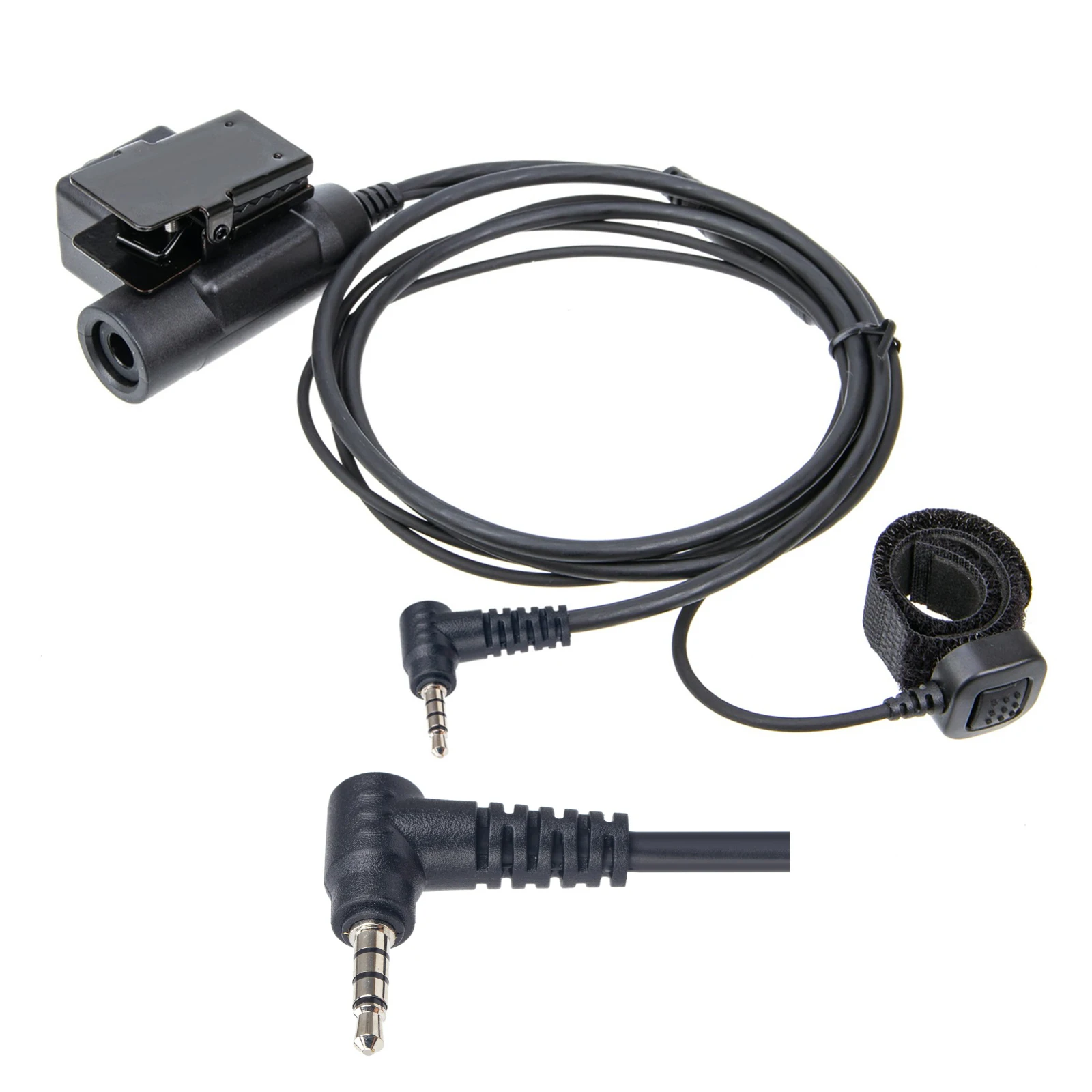 

U94 PTT High Strength Finger Microphone Adapter for Vertex VX-3R VX-5R Radio Walkie Talkie