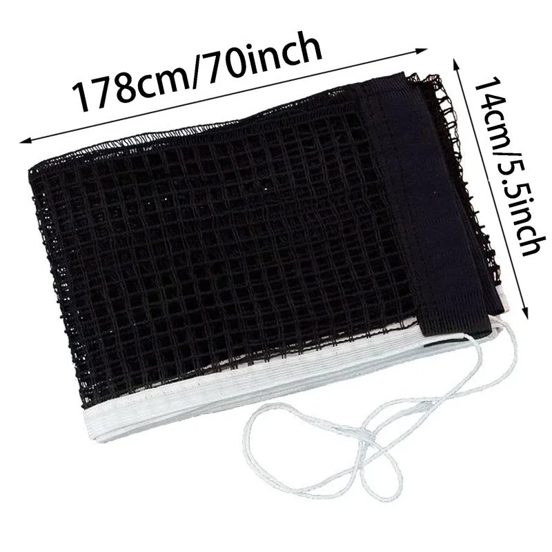 Professional Table Tennis Net Replacement - Durable Cotton Ping Pong Net For Indoor Training