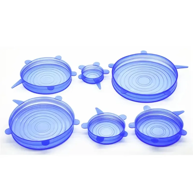 Food Silicone Cover Housewares Kitchen Storage and Organization Fresh-keeping Sealable Bowl Elastic Packaging Lid Lids for Cans