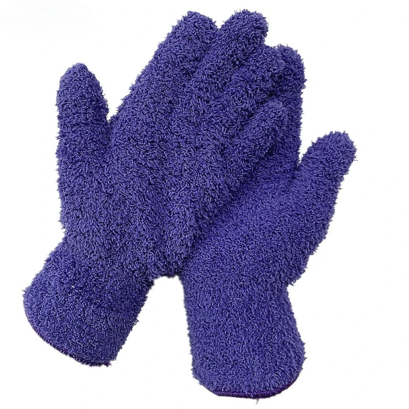 Microfiber Dust Removal Cleaning Gloves 1 Pair