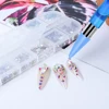 ANGNYA Dual-ended Silicone Head Nail Art Dotting Pencil Crystal Rhinestone Picker Applicator Nail Supplies Accessories and Tools 6
