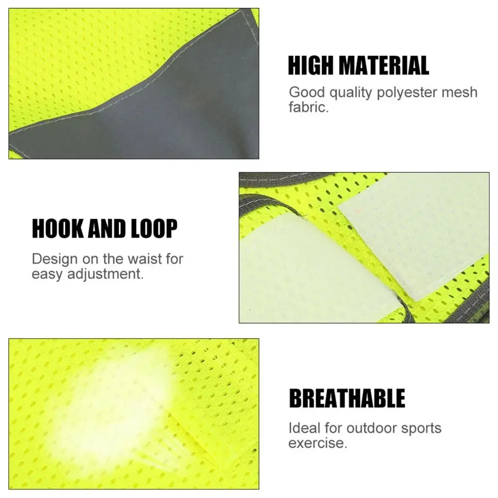 Universal High Visibility Running Vest Lightweight Safety Reflective Vest Waterproof Breathable Sport Women